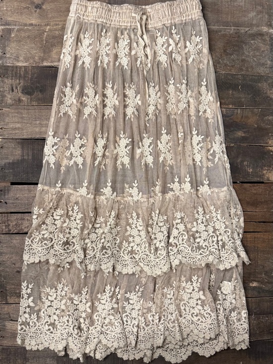 Jaded Gypsy Dresses & Skirts - 🔥BRAND NEW Whispered Skies Skirt - Oatmeal - Jaded Gypsy